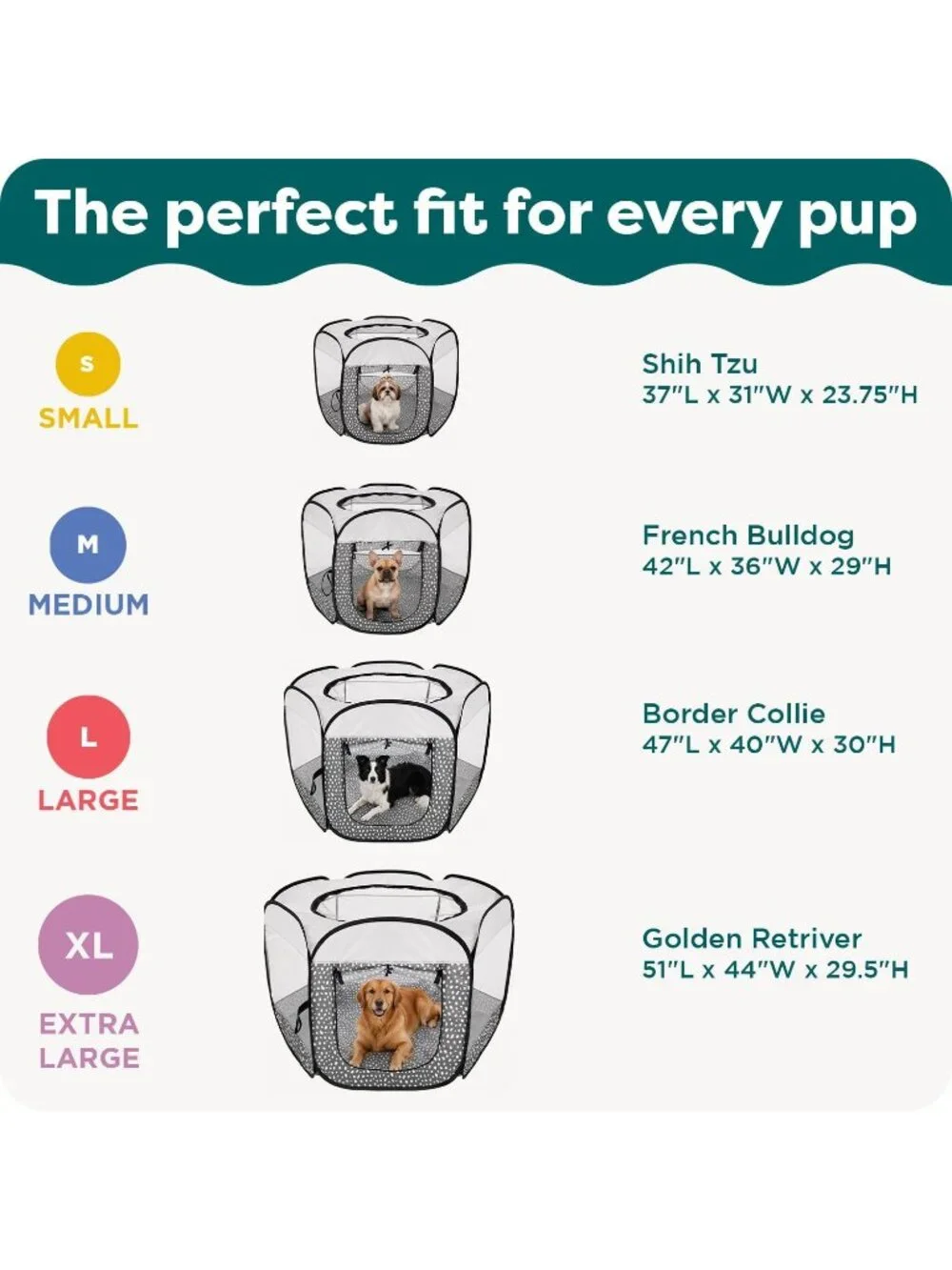 New Portable Dog Playpen & Cat Tent, Foldable Indoor/Outdoor Pet Crate - Blue
